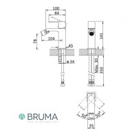 MONOMANDO BIDE LINEA BRUMA